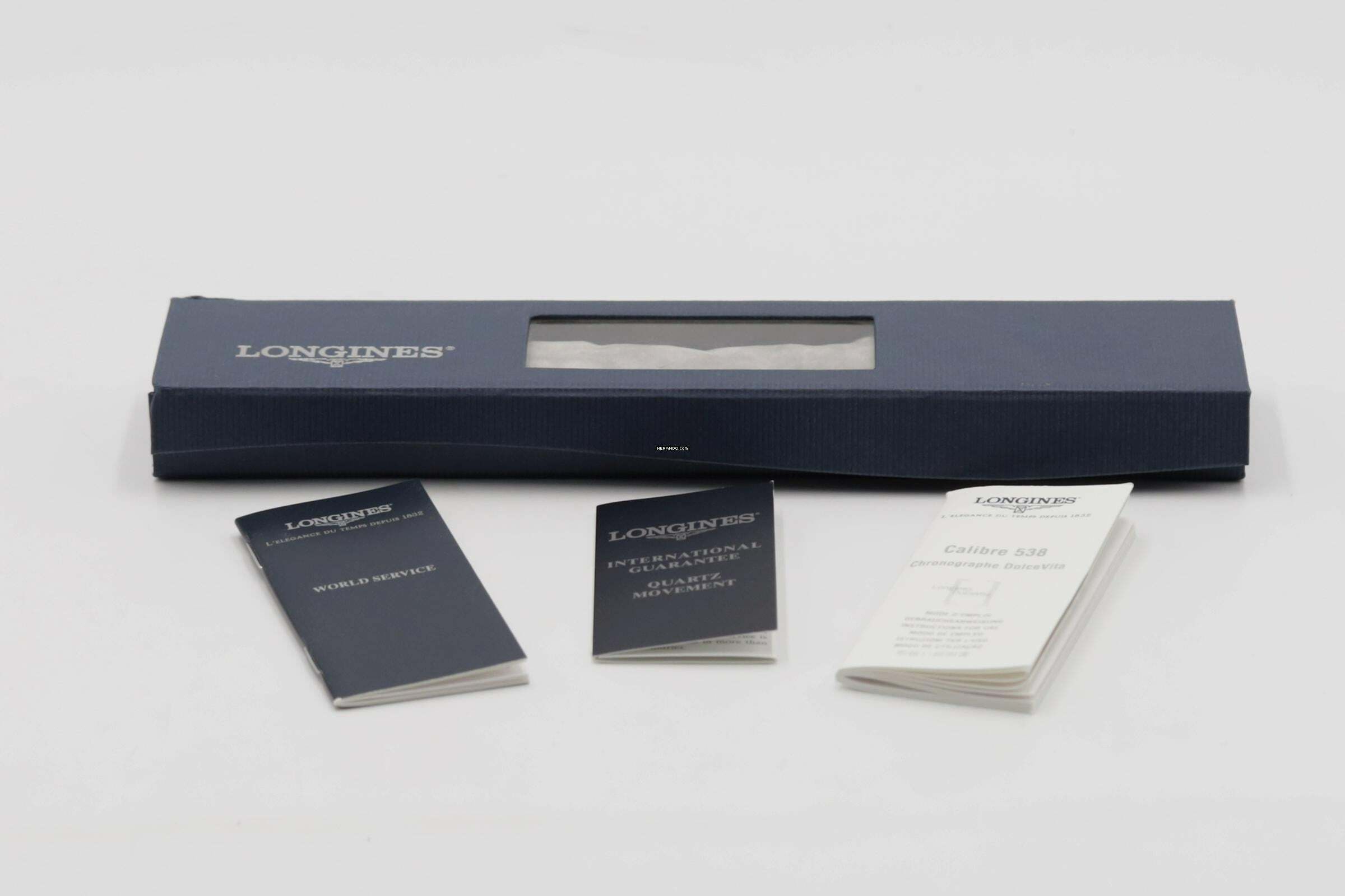 Thumbnail von Longines DolceVita Dolce Vita Chronograph Edelstahl Ref. L5.656.4.73.2 Klassiker B&P 2000