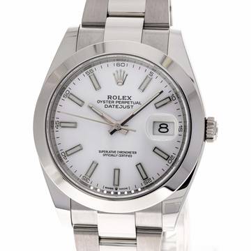  Rolex Datejust 41 White Oyster – 126300 – NEW & Unworn – 2026 Full Set Lc100 