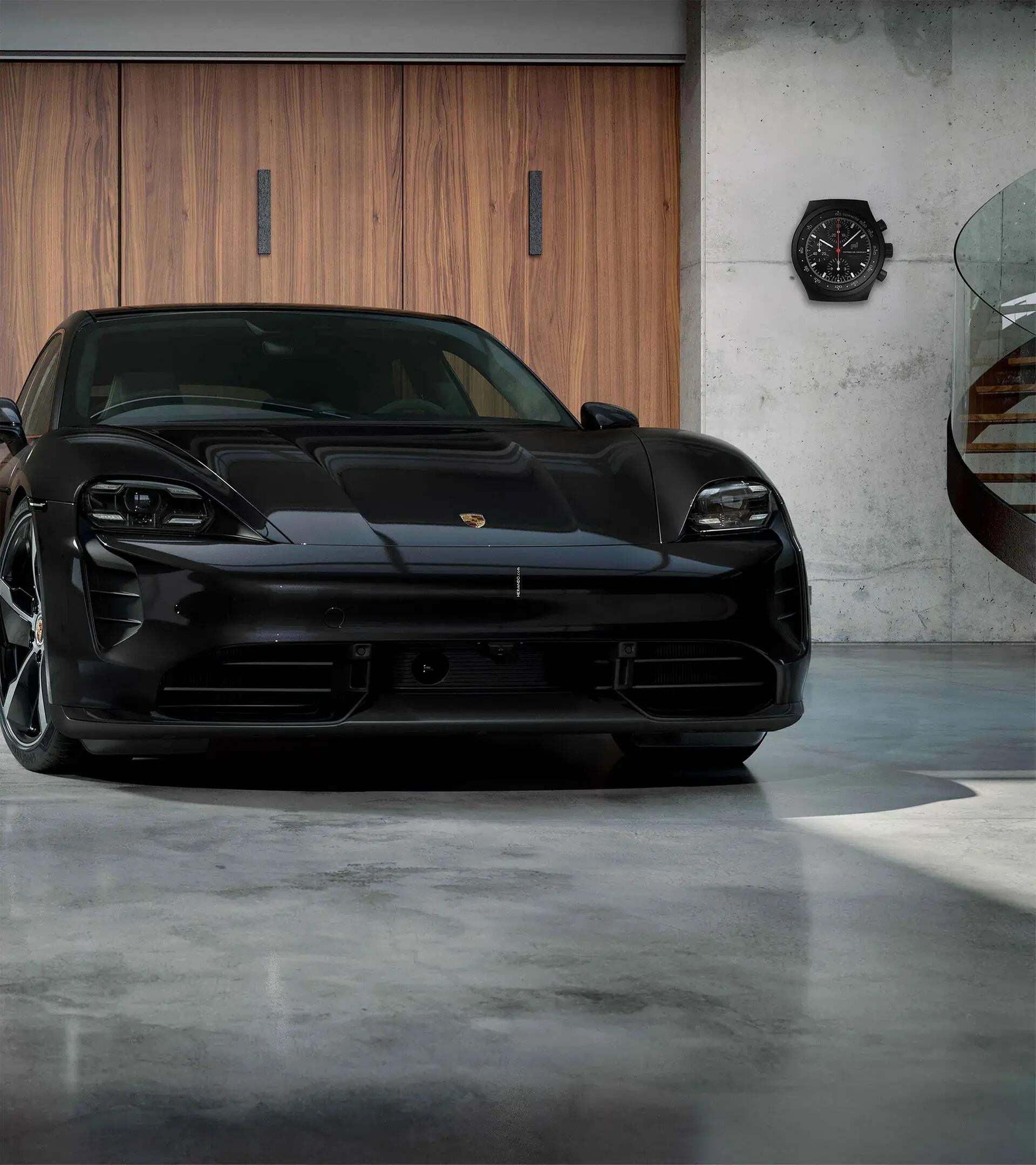 Thumbnail von Porsche Design Chronograph 1 All Black Wall Clock Chronograph 1 All Black Wall Clock