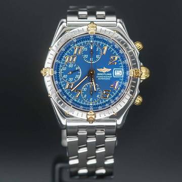  Breitling Chronomat Stahl/Gold FULLSET 