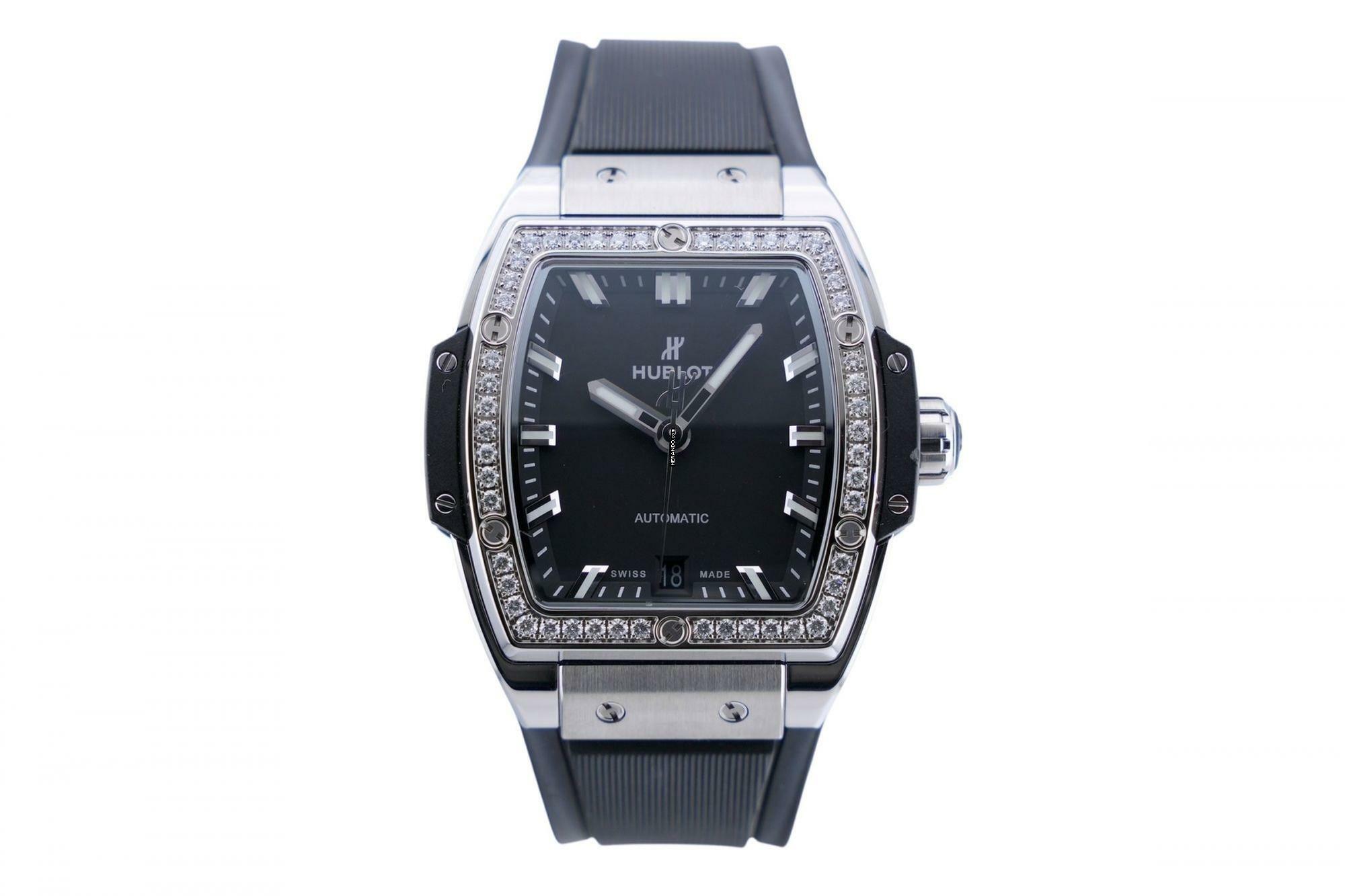 Hublot Spirit of Big Bang Titanium - Factory Diamond Bezel - 24 Months Warranty 665.NX.1170.RX.1204 2021 