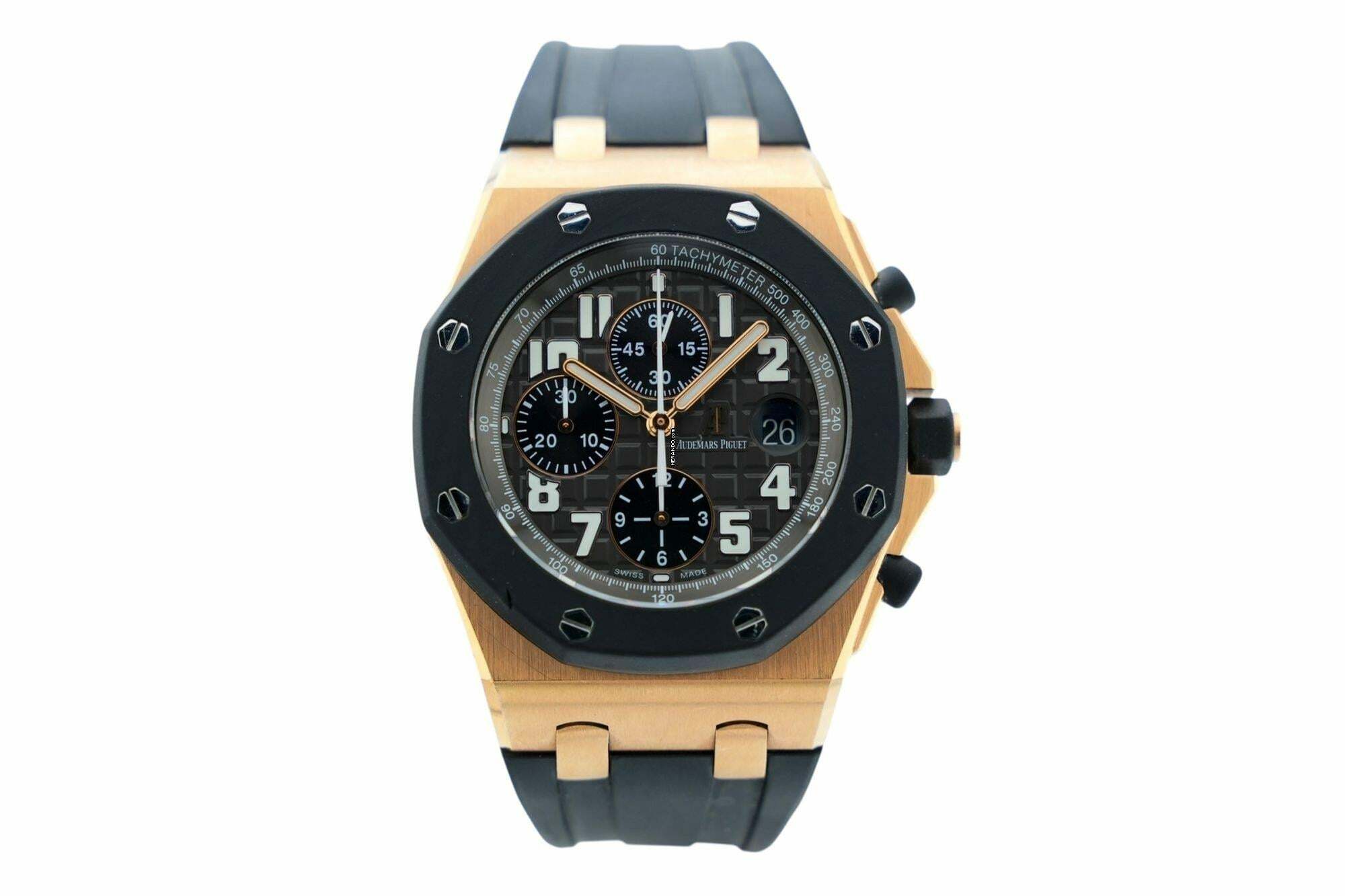  Audemars Piguet Royal Oak Offshore Chronograph 42mm - Chronograph - Rose Gold - Rubber Bezel - 26178OK.OO.D002CA.01 2013 