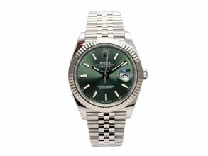 Thumbnail von Rolex Datejust 41 Edelstahl Weißgold 126334 Mint Green Jubile-Band