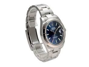 Thumbnail von Rolex Datejust 41 Edelstahl Weißgold 126334 Blau