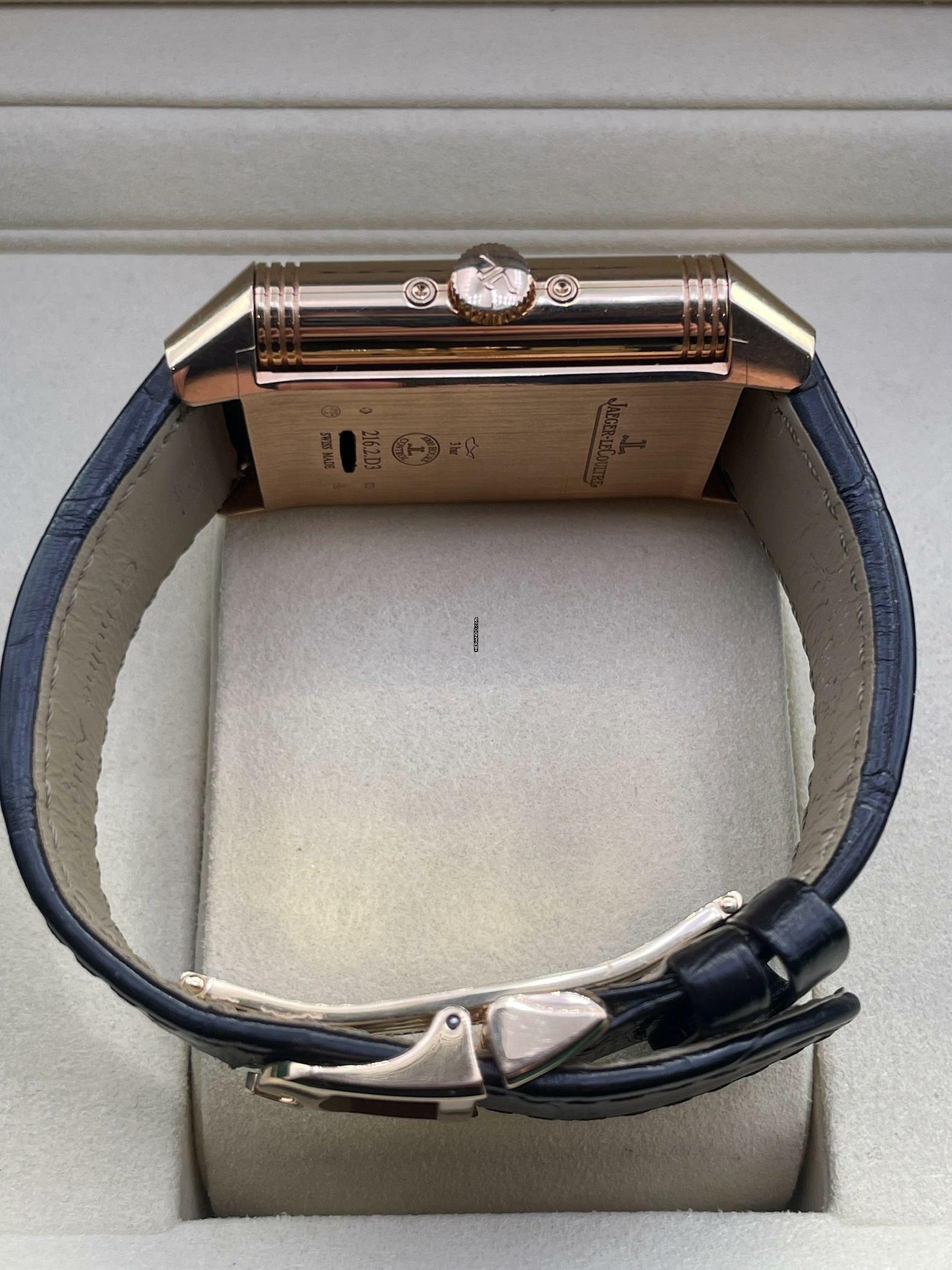 Thumbnail von Jaeger-LeCoultre Reverso Tribute Calendar TOP CONDITION MOONPHASE ROSEGOLD with box and certificate