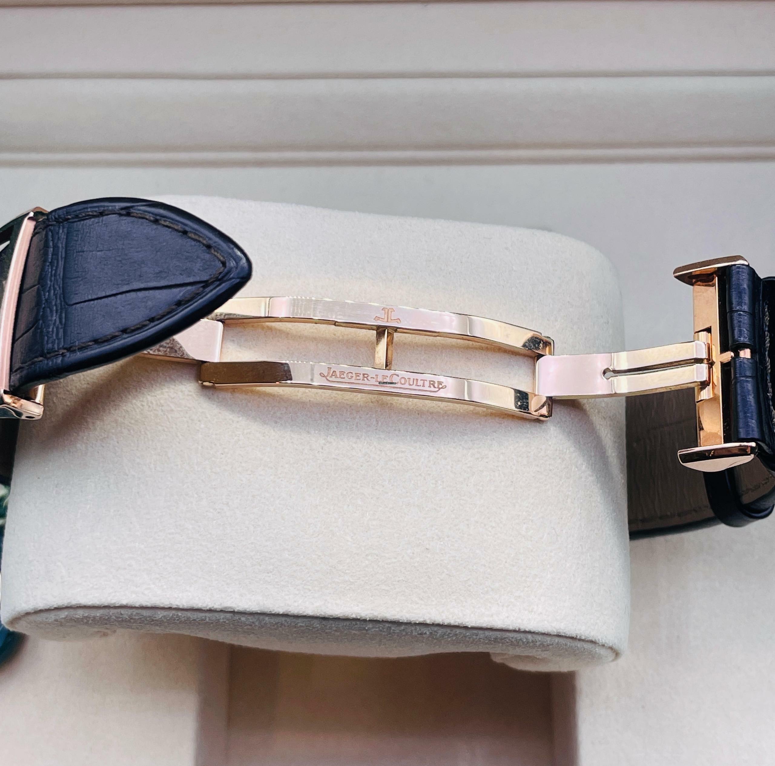 Thumbnail von Jaeger-LeCoultre Reverso Tribute Calendar TOP CONDITION MOONPHASE ROSEGOLD with box and certificate