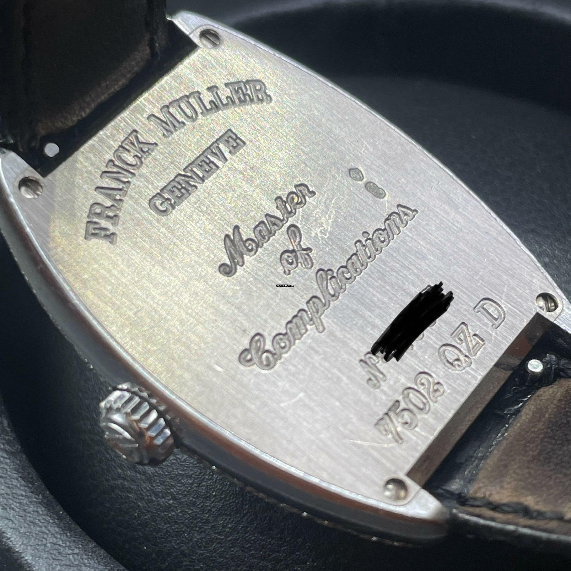 Thumbnail von Franck Muller Cintrée Curvex With Box and Papers Factory Diamonds Setting 18Kt. Whitegold