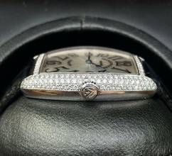 Thumbnail von Franck Muller Cintrée Curvex With Box and Papers Factory Diamonds Setting 18Kt. Whitegold