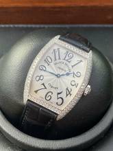 Thumbnail von Franck Muller Cintrée Curvex With Box and Papers Factory Diamonds Setting 18Kt. Whitegold