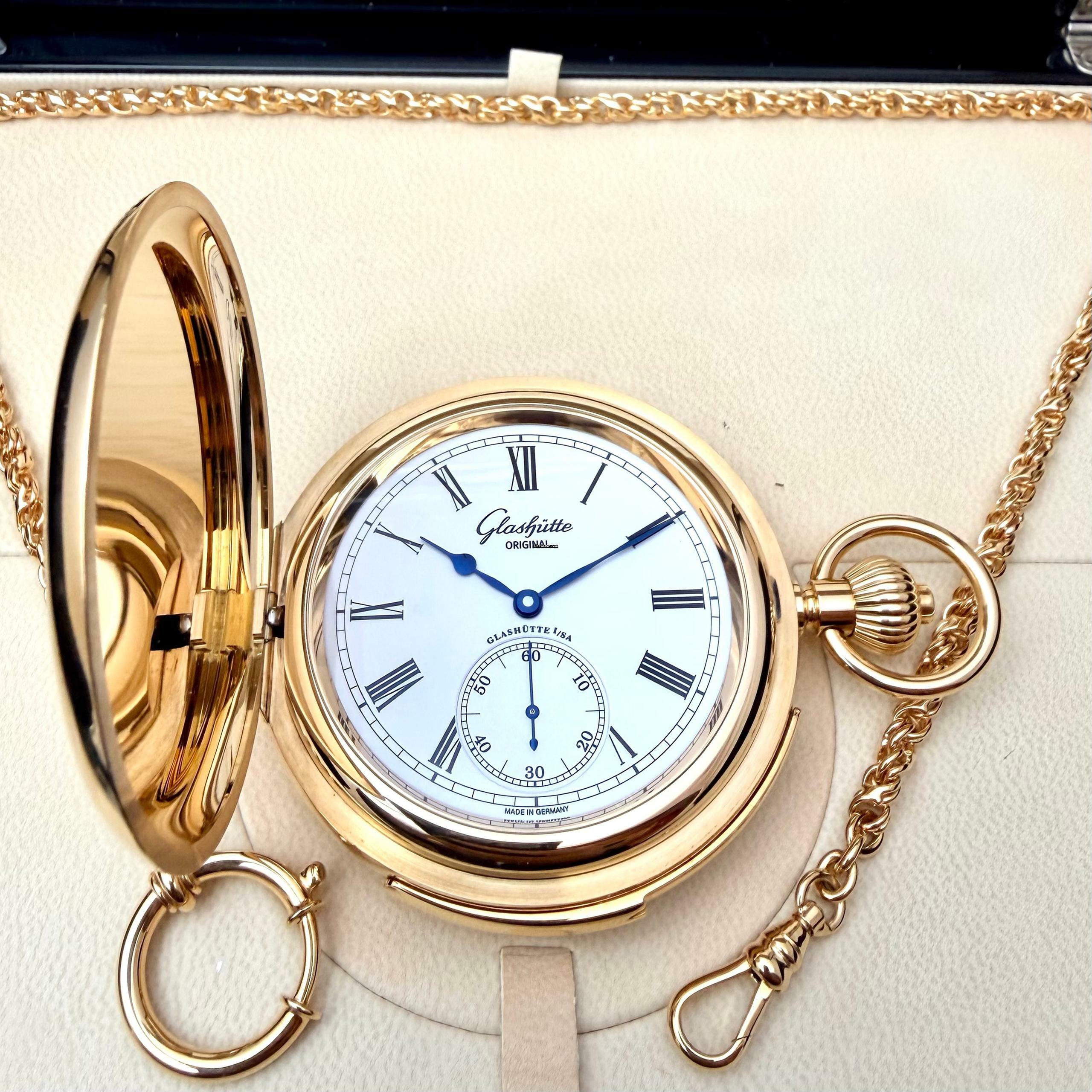 Thumbnail von Glashütte Original Taschenuhr Pocket watch Number 1 Full Set 1/4 Repetition