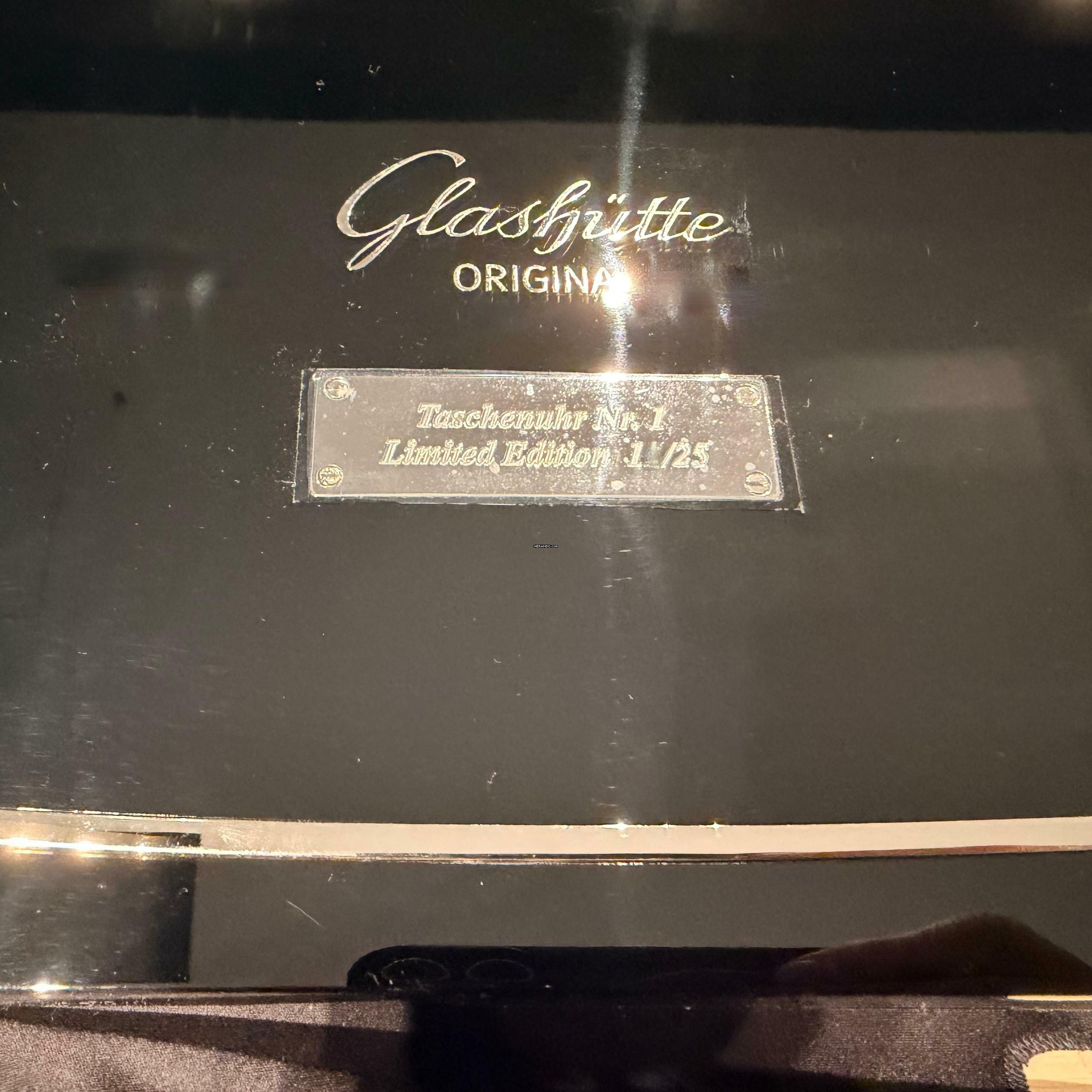 Thumbnail von Glashütte Original Taschenuhr Pocket watch Number 1 Full Set 1/4 Repetition