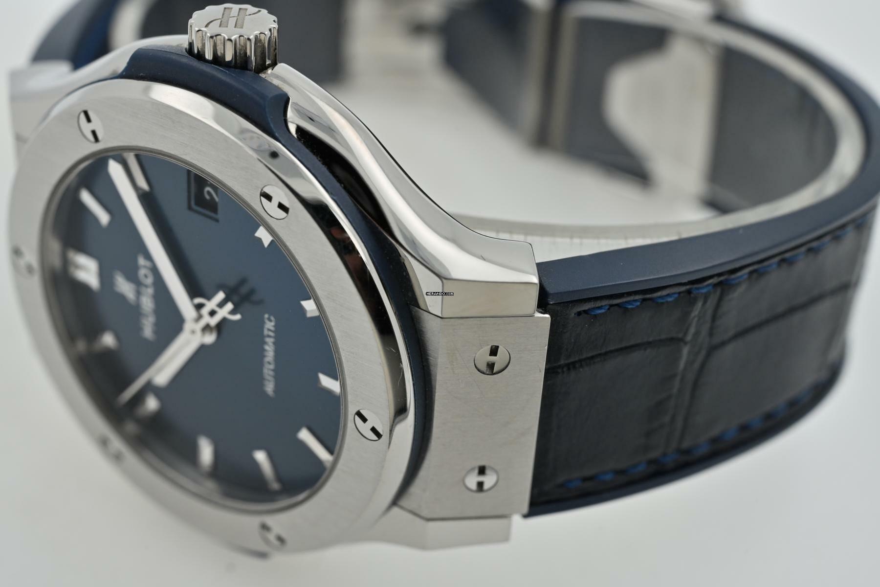 Thumbnail von Hublot Classic Fusion Blue Automatic Titanium 565.NX.7170.LR