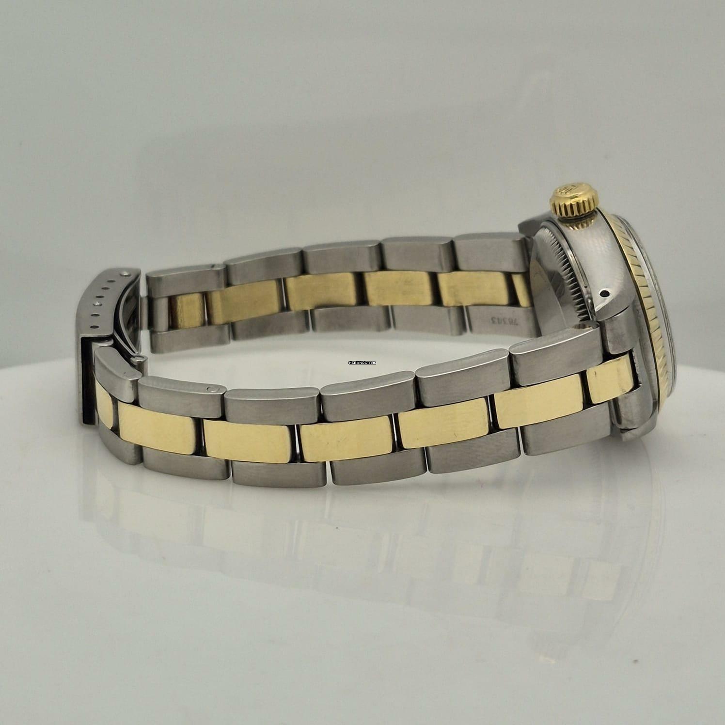 Thumbnail von Rolex Lady-Datejust Ouro & Aço 26mm Vintage Automatic Completo