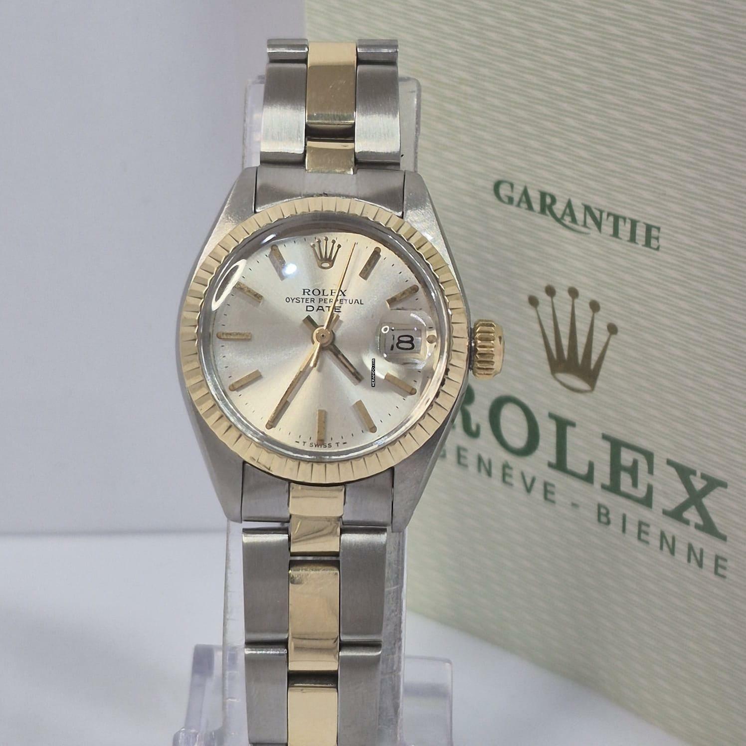 Thumbnail von Rolex Lady-Datejust Ouro & Aço 26mm Vintage Automatic Completo