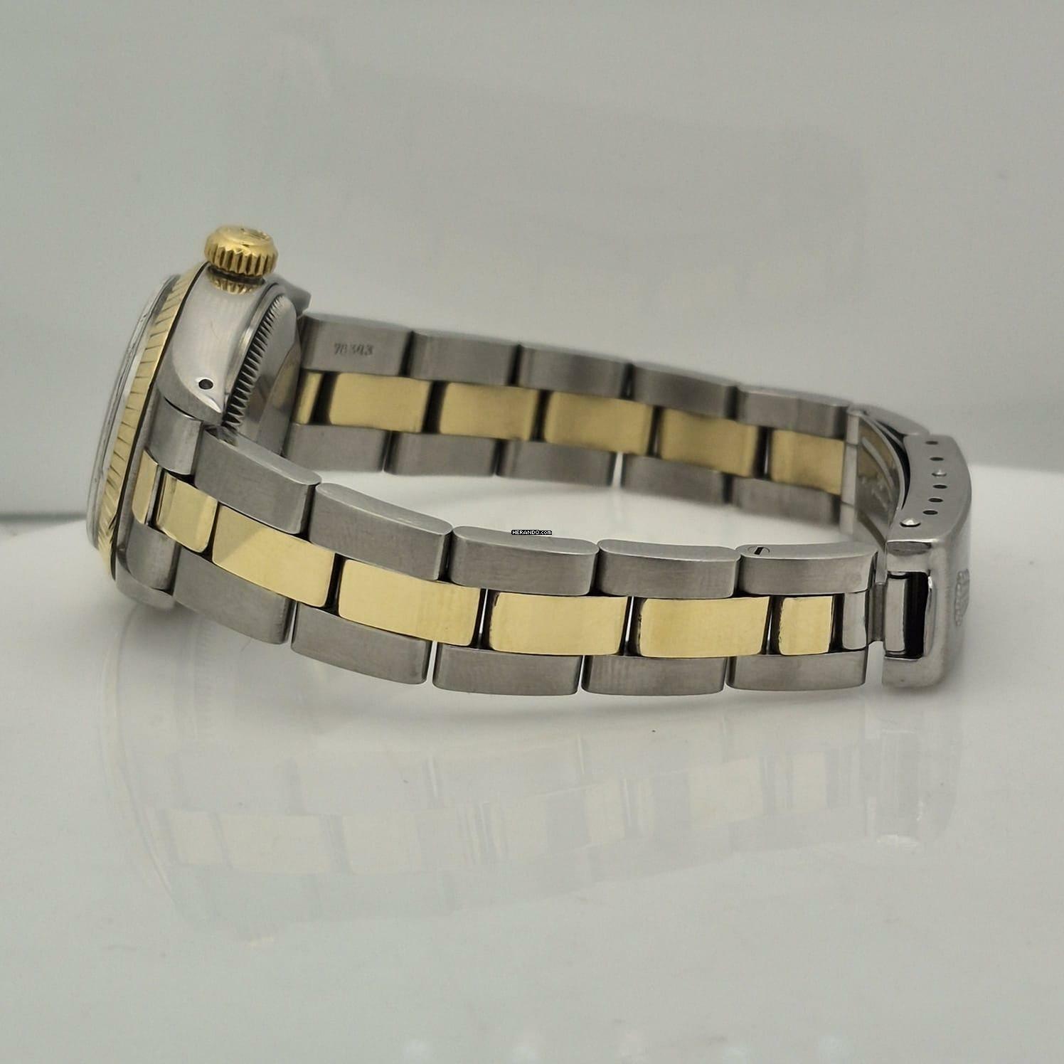 Thumbnail von Rolex Lady-Datejust Ouro & Aço 26mm Vintage Automatic Completo