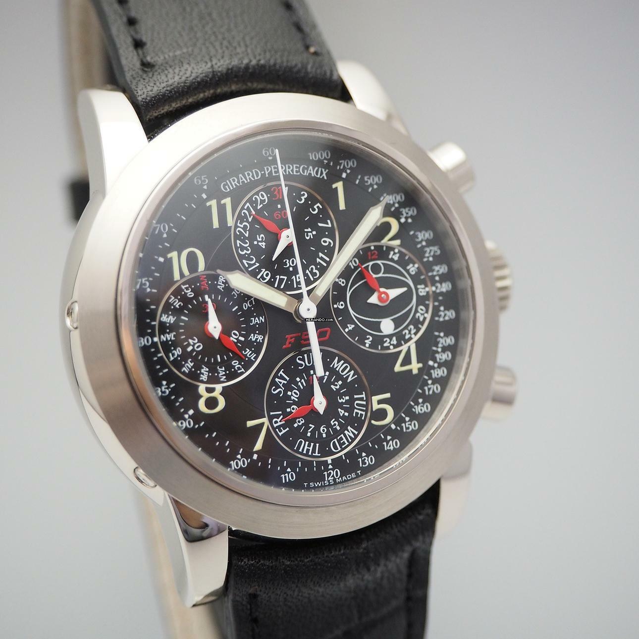 Thumbnail von Girard Perregaux Ferrari 50th Anniversary Perpetual Calendar limited Edition WG18k/750