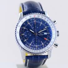Thumbnail von Breitling Navitimer World 46 mm Chronograph blau Klassiker blue dial B+P