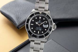 Thumbnail von Rolex Submariner Date 40 Stahl Automatik Herrenuhr Ref. 16610 S-Serie