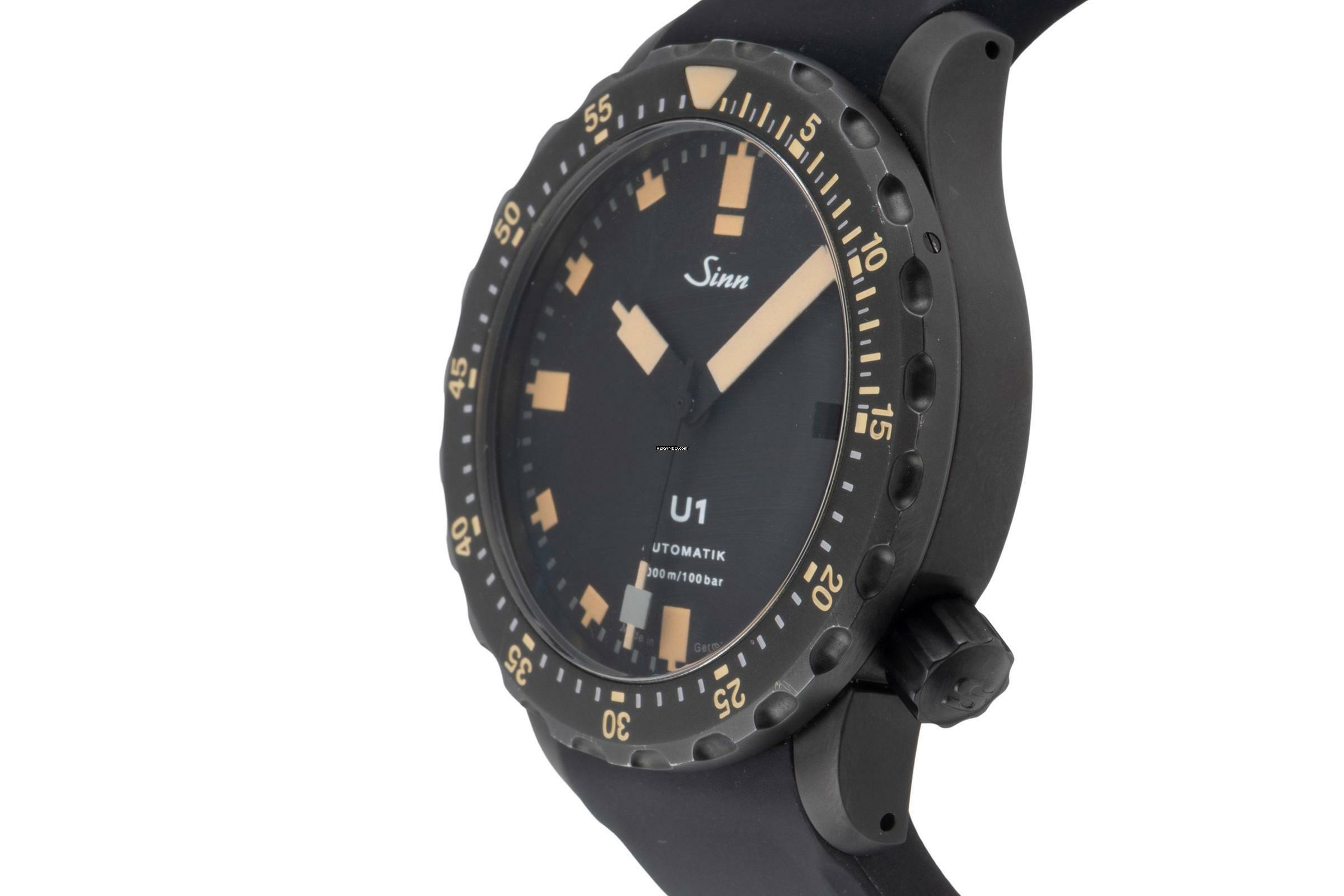 Thumbnail von Sinn U1 S E Stahl Automatik Herrenuhr Ref. 1010.023 Box & Papiere 2017