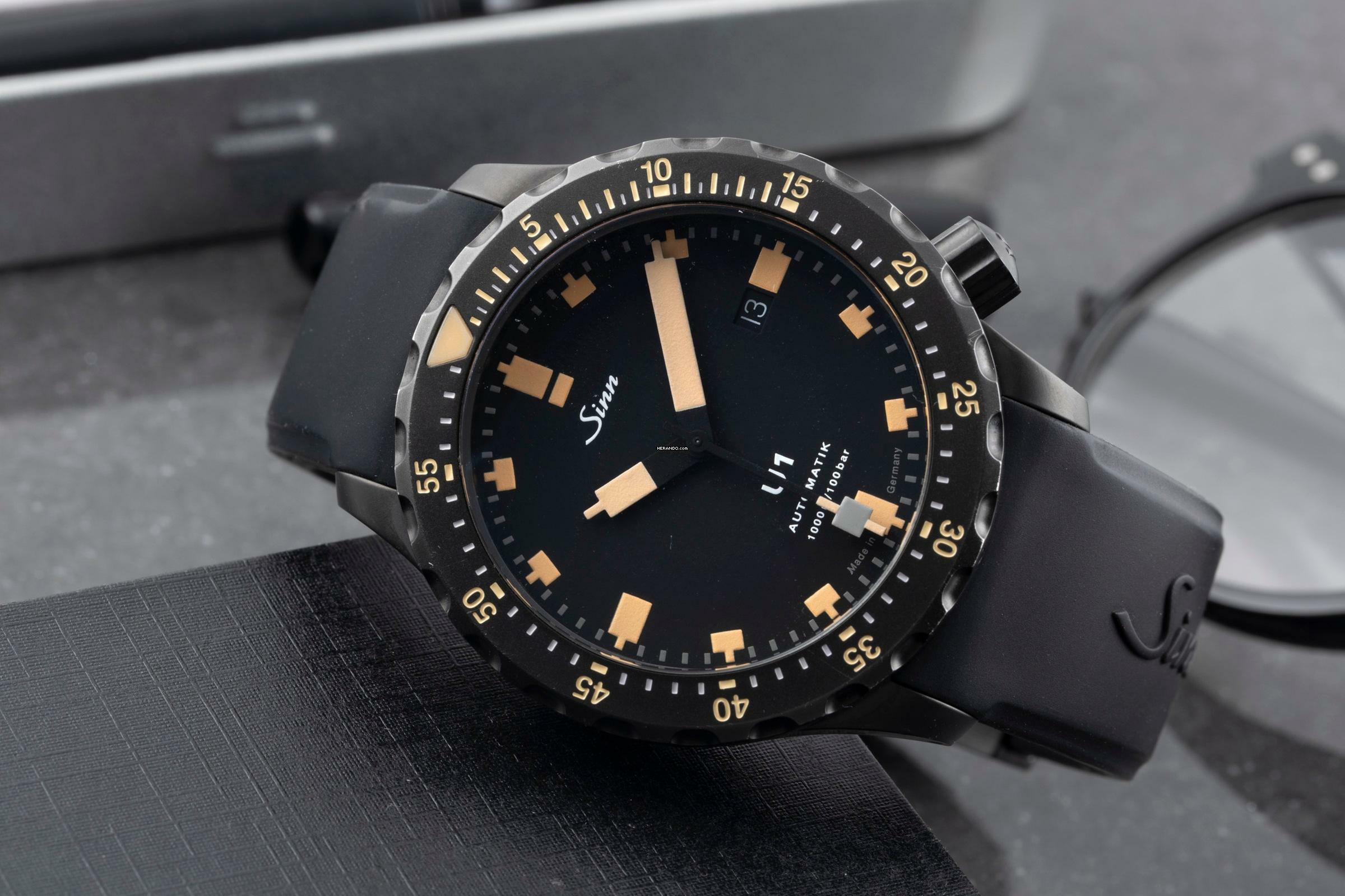 Thumbnail von Sinn U1 S E Stahl Automatik Herrenuhr Ref. 1010.023 Box & Papiere 2017