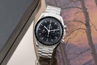 Thumbnail von Omega Speedmaster Professional Moonwatch Chronograph Stahl Handaufzug Ref. 3870.50.31