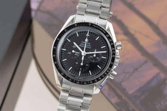 Thumbnail von Omega Speedmaster Professional Moonwatch Chronograph Stahl Handaufzug Ref. 3870.50.31