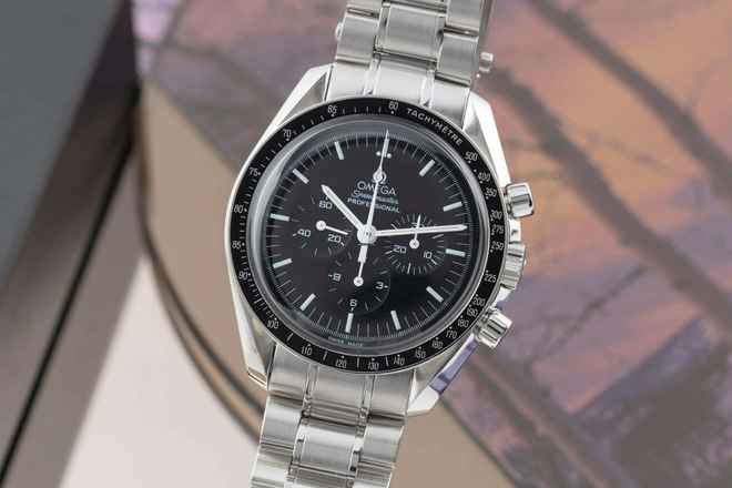  Omega Speedmaster Professional Moonwatch Chronograph Stahl Handaufzug Ref. 3870.50.31 