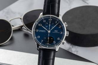 Thumbnail von IWC Portugieser Chronograph Stahl Automatik Herrenuhr Ref. IW371447