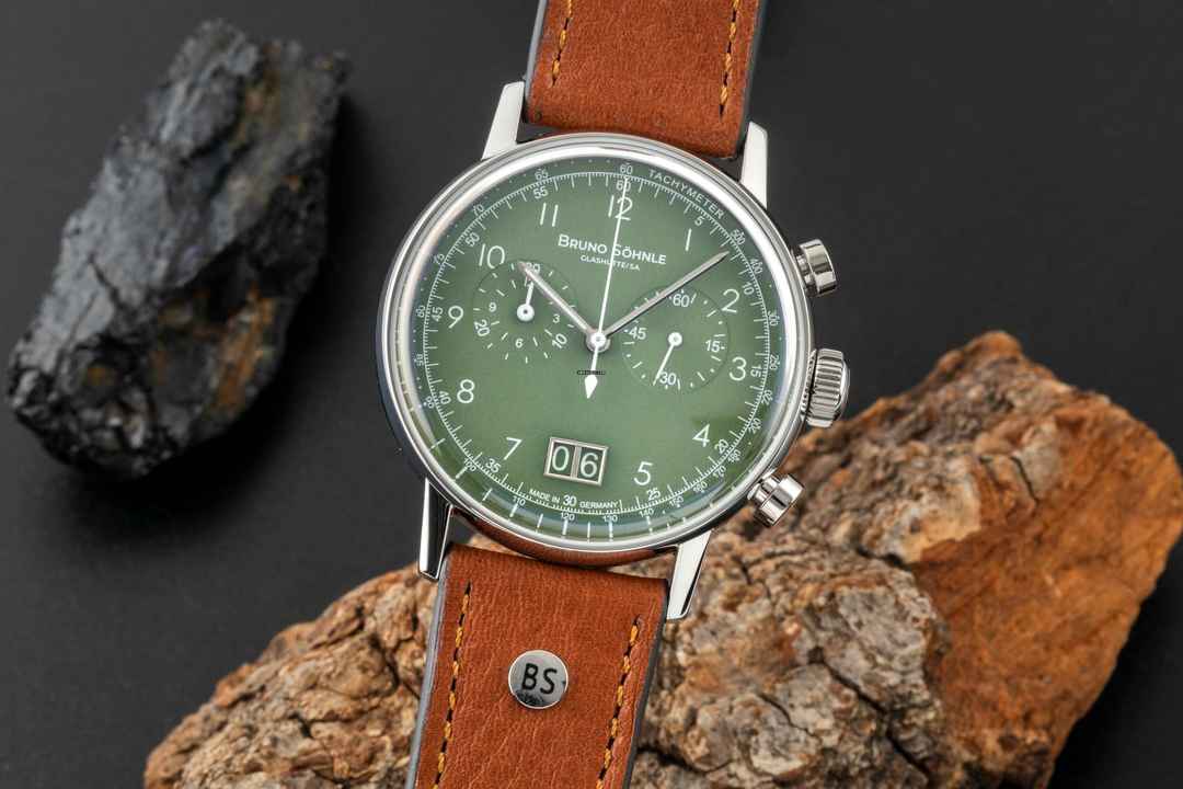  Bruno Söhnle Glashütte Bergamo Chronograph Stahl Quarz Herrenuhr 17-13237-431 