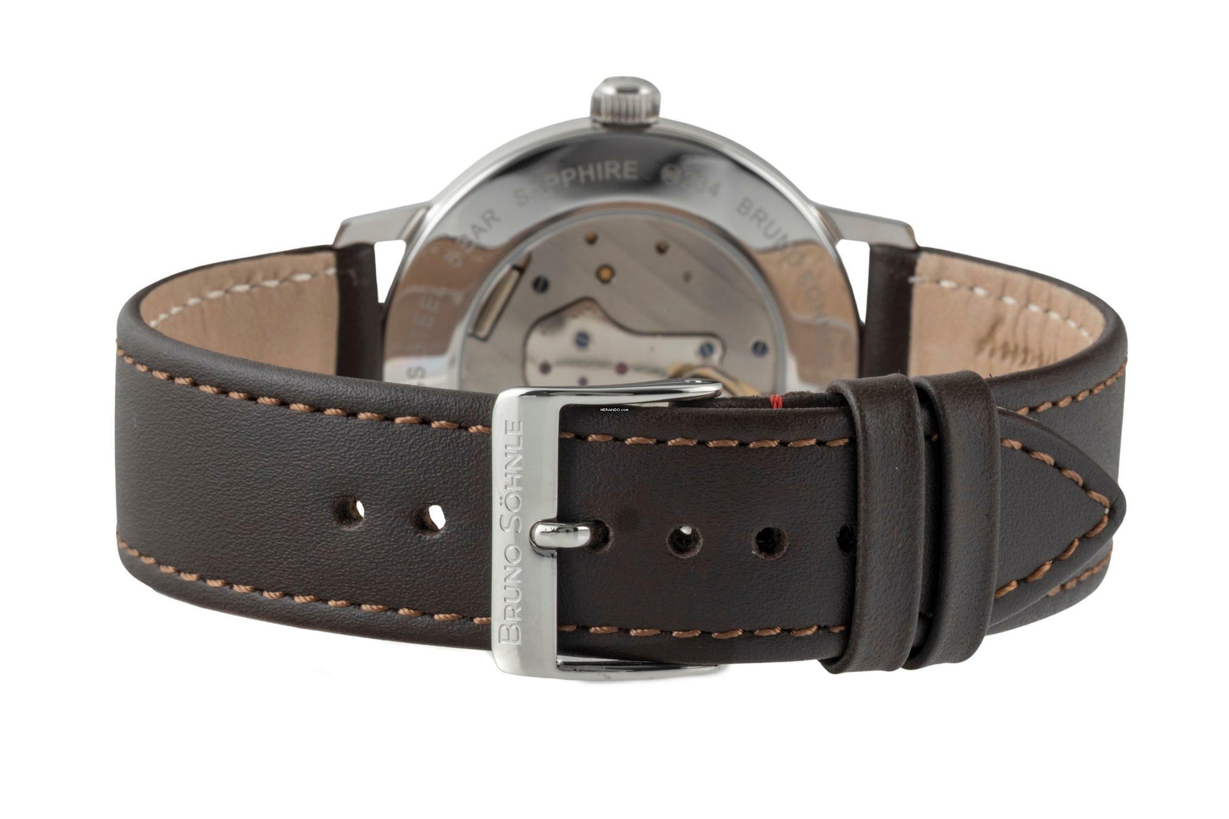 Thumbnail von Bruno Söhnle Glashütte Bergamo Big Dark Blue Dial Stahl Herrenuhr 17-13234-331