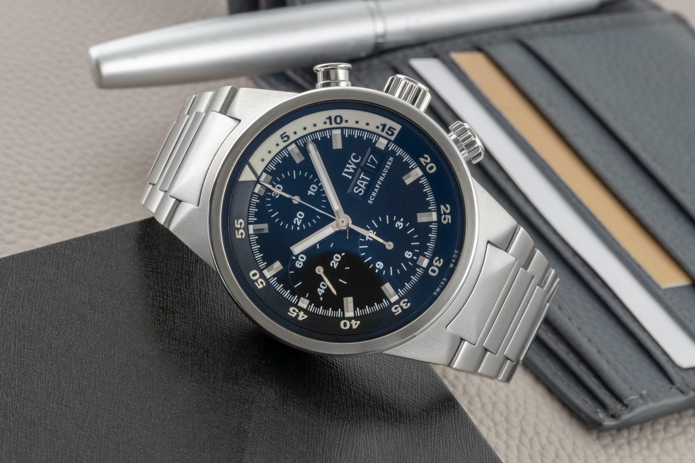 Thumbnail von IWC Aquatimer Chronograph Stahl Automatik Herrenuhr Ref. IW371928 Box