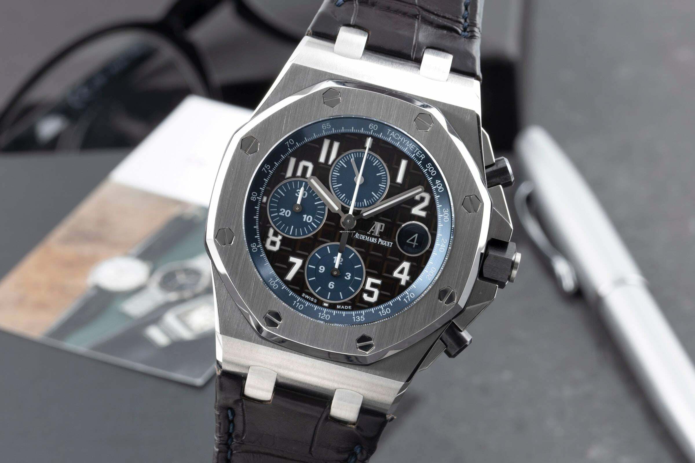  Audemars Piguet Royal Oak Offshore Chronograph Automatik Ref. 26470ST.OO.A099CR.01 B&P 