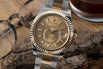 Thumbnail von Rolex Sky-Dweller Stahl / Gold Automatik Herrenuhr Ref. 326933 Papiere 2025
