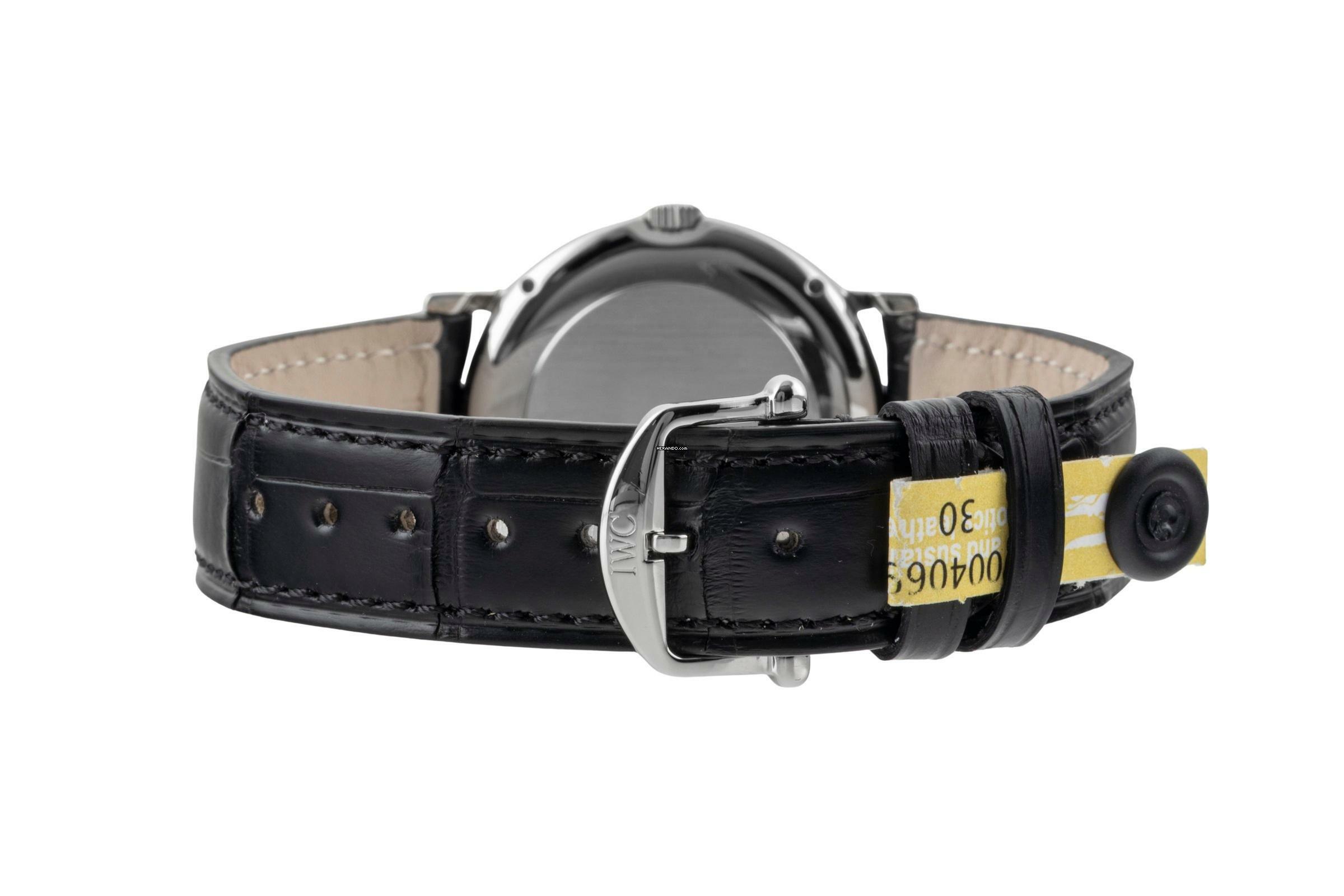 Thumbnail von IWC Portofino Automatic Edelstahl Automatik Herrenuhr Ref. IW351335 Papiere 2000