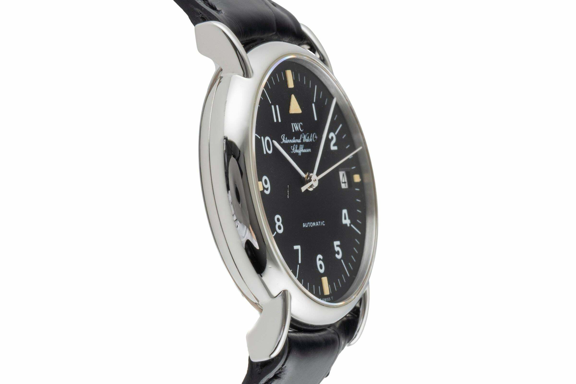 Thumbnail von IWC Portofino Automatic Edelstahl Automatik Herrenuhr Ref. IW351335 Papiere 2000