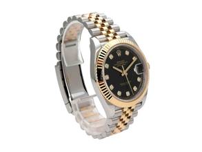 Thumbnail von Rolex Datejust 41 Edelstahl Gelbgold 126333 Schwarz DIA Jubile-Band