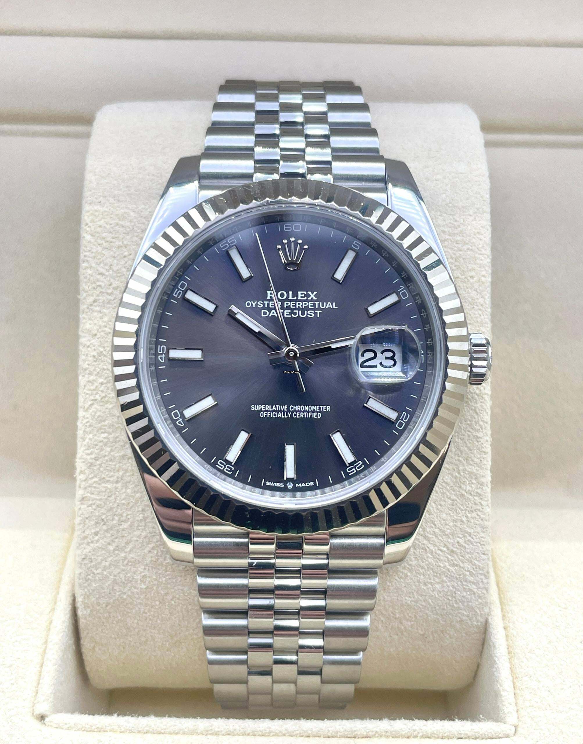 Rolex Datejust 41 Rhodium Dial JubileeTop Condition , 2019 with Box&Papers Full SET