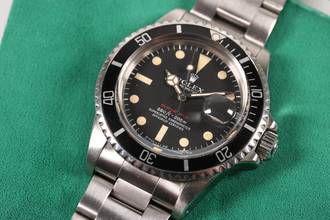 Thumbnail von Rolex Submariner Date Ref. 1680 „Red Sub“ – Baujahr 1972 – mit Box & Wempe Servicepapers