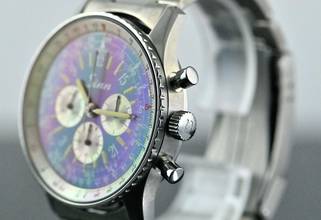 Thumbnail von Sinn 903 rare Vintage Navigation Chronograph | blue & purple dial | Titanium