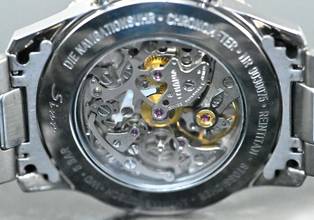 Thumbnail von Sinn 903 rare Vintage Navigation Chronograph | blue & purple dial | Titanium