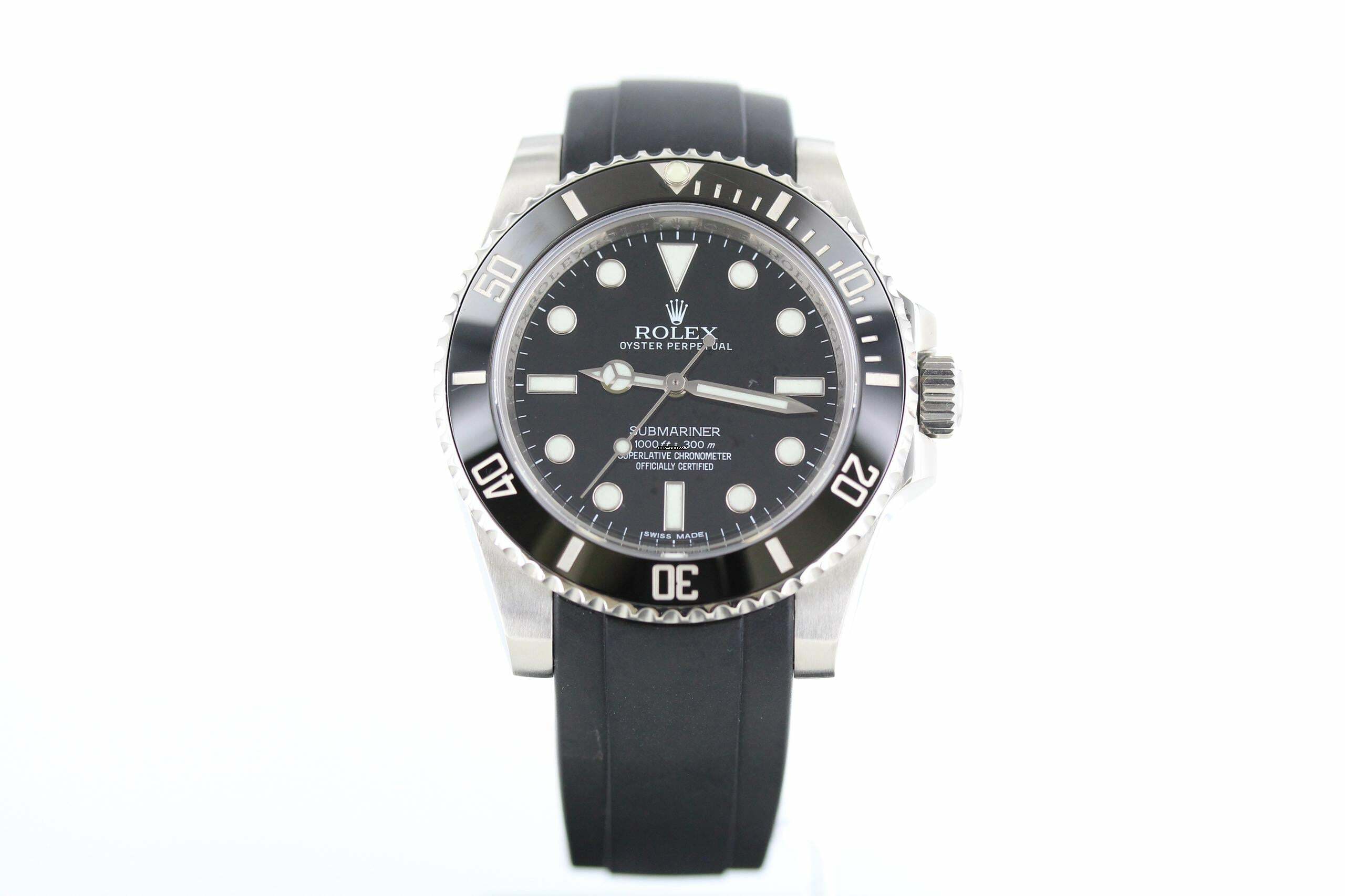 Rolex Submariner (No Date) DATE//REF.114060//2012//KAUTSCHUK#761