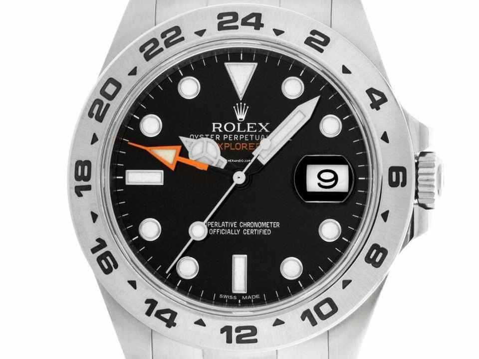  Rolex Explorer II Ref.216570 2020 Full Set wie Neu Vintage Explorer II 