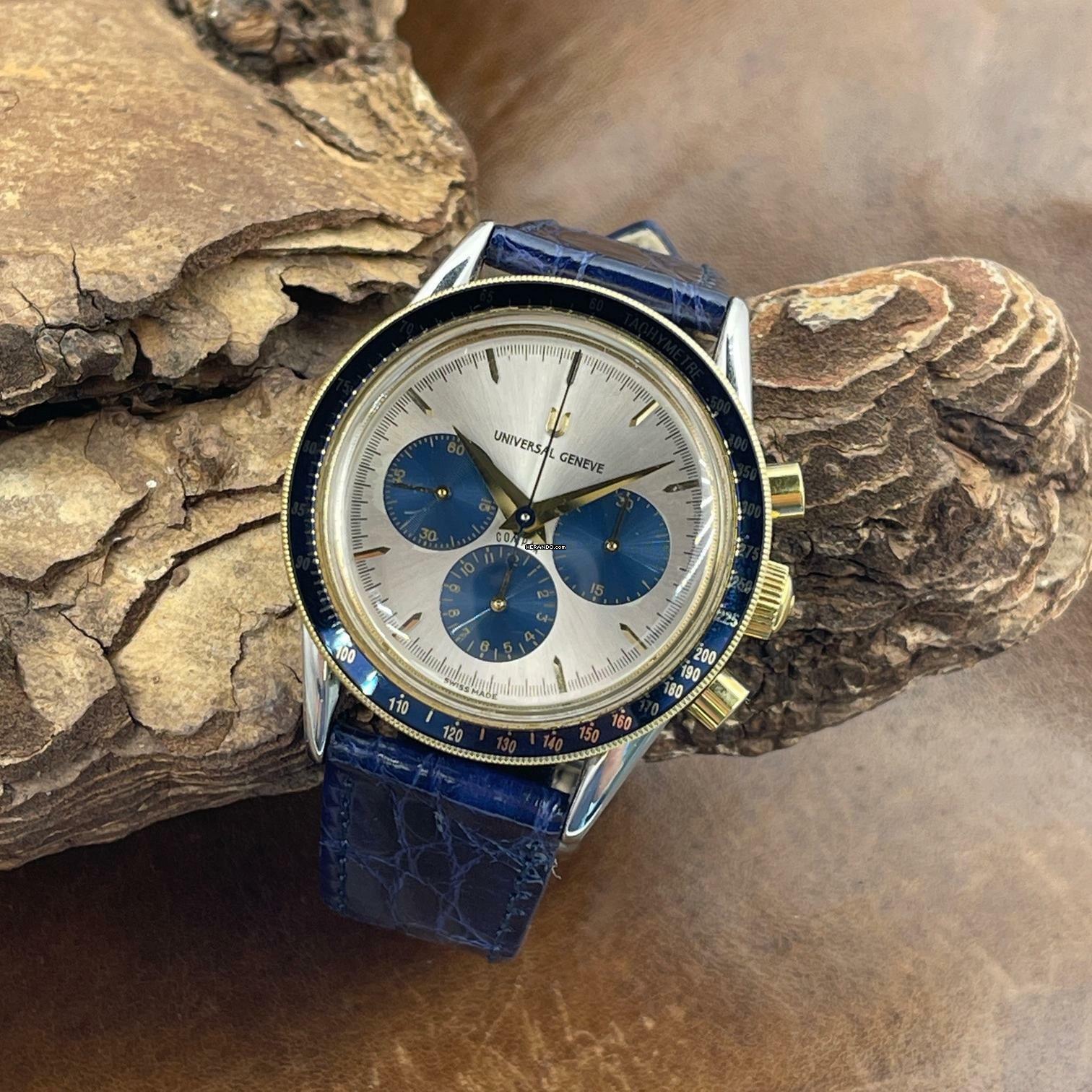 Thumbnail von Universal Genève Compax Compax - FULLSET - 284.495 - fast NOS Nearly NOS - Ref.284.465/495