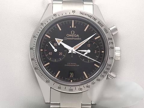  Omega Speedmaster '57 Edelstahl 331.10.42.51.01.002 Chronograph Automatik Stahl Steel Black Dial 