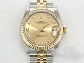 Thumbnail von Rolex Datejust 31 Stahl Gelbgold 750 Diamanten Automatik Gold Stahl Stainless Steel 18kt Yellow Gold Jubilé-band Chronometer Oyster