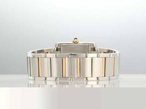 Thumbnail von Cartier Tank Française Medium Edelstahl Gelbgold 750 W51006q4 Stahl Gold Steel 18kt Yellow Gold