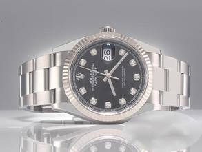 Thumbnail von Rolex Datejust 36 126234 2022 Stahl Weissgold 750 Diamanten Automatik Stainless Steel 18kt White Gold Jubilé-band Chronometer Oyster Black Dial