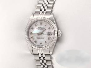 Thumbnail von Rolex Lady-Datejust Edelstahl Weissgold 750 2003 Perlmutt Automatik Stahl Stainless Steel 18kt White Gold Jubilé-band Chronometer Oyster