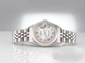 Thumbnail von Rolex Lady-Datejust Edelstahl Weissgold 750 2003 Perlmutt Automatik Stahl Stainless Steel 18kt White Gold Jubilé-band Chronometer Oyster