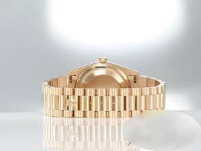 Thumbnail von Rolex Day-Date 36 36mm 18238 1990 Gelbgold 750 Diamanten Automatik 18kt Yellow Gold President-band Chronometer Oyster